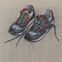 Fusains, Pastels, 42x60, chaussures, 2020